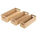 Wooden Storage Boxes 3pk  hi\-res