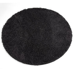 Shaggy Rug Circular 1m Grey Grey hi-res
