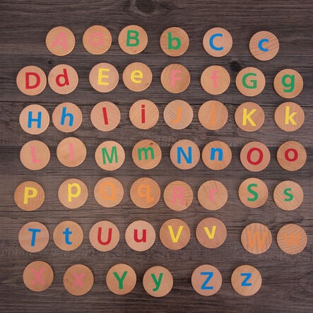 Alphabet Wooden Matching Pairs  hi\-res