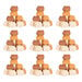 TTS Stone Wall Foam Boulder Brick Blocks  hi\-res