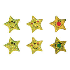 Sparkly Gold Star Praise Stickers 360pk  hi-res