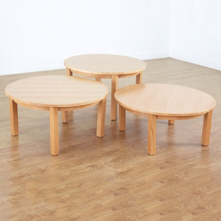 Beech Veneer Round Classroom Table  hi\-res