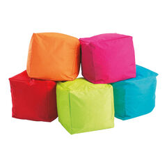 Plain Cube Bean Bag 5pk Bundle Deal  Plain Cube Bean Bag 5pk Bundle Deal  hi-res