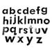 Black Gloss Card Display Letters 310pk  hi\-res