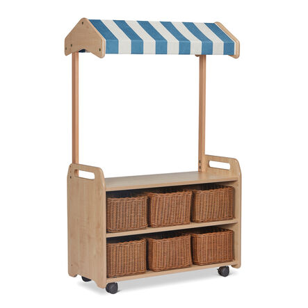 Millhouse Role Play Shop with Storage Unit Wicker Baskets  hi\-res