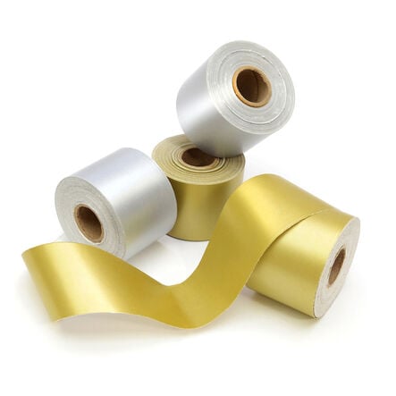 Poster Paper Border Rolls Metallic Assorted 50mm x 50m  hi\-res