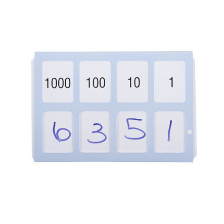Wipe Clean Place Value Slider  hi\-res