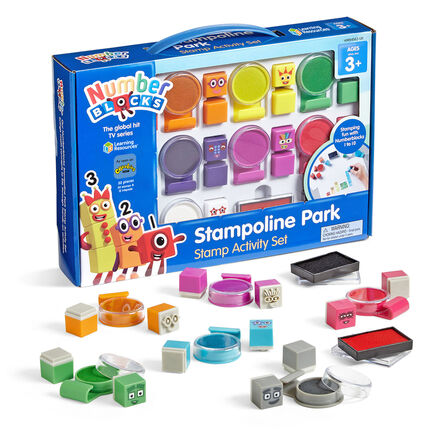 Numberblocks Stampoline Park Stamp Activity Set  hi\-res