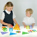 Translucent Magnetic Polydron 128pk  hi\-res