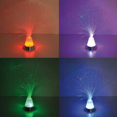Fibre Optic Lamp with Colour Changing Base  Fibre Optic Lamp with Colour Changing Base  hi-res