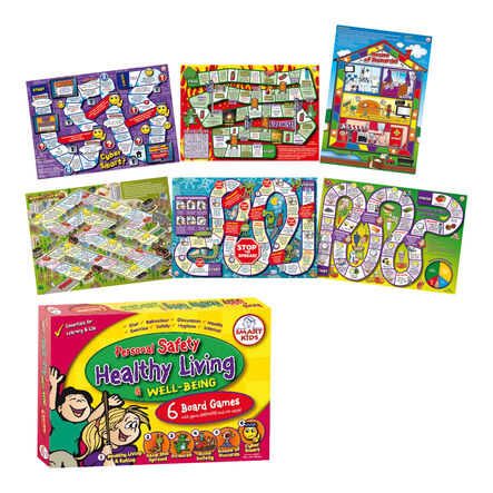 Smart Kids Personal Safety \x26 Well\-Being Board Games  hi\-res