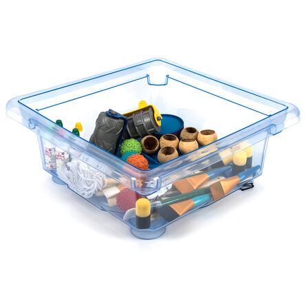 Clear Art Activity Tray with Lid  hi\-res