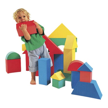 Giant Foam Coloured Building Blocks 32pk  hi\-res