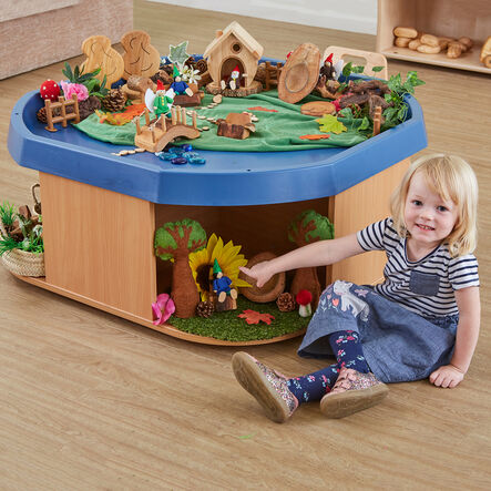 TTS Toddler Height Wooden Active World Unit Maple  hi\-res