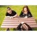 Marmax Recycled Heavy\-Duty Picnic Bench Brown  hi\-res