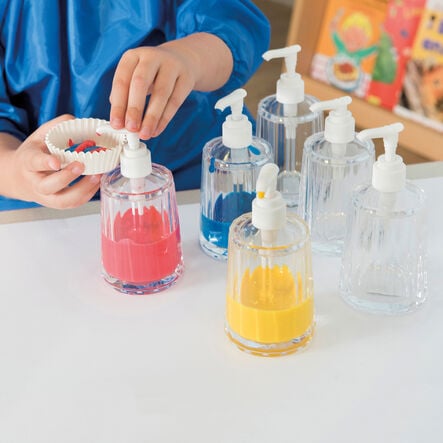 TTS Clear Plastic Paint Dispensers 6pk  hi\-res