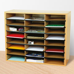 Profile Pigeon Holes Storage Unit 24 Compartment  hi-res