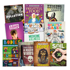 Dark Blue Non-Fiction Book Bands Level 14 10pk  hi-res