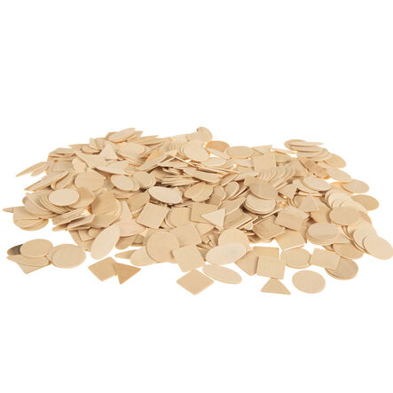 Wooden Geo Shapes Collage 1000pk  hi\-res