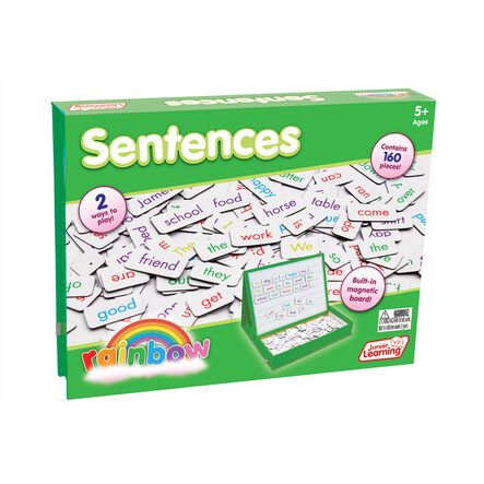 Rainbow Sentence Tiles  hi\-res