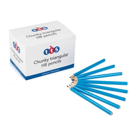 TTS Chunky HB Triangular Pencils 144pk  hi\-res