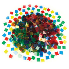 Coloured Translucent Plastic Tiles 1000pcs  Coloured Translucent Plastic Tiles 1000pcs  hi-res
