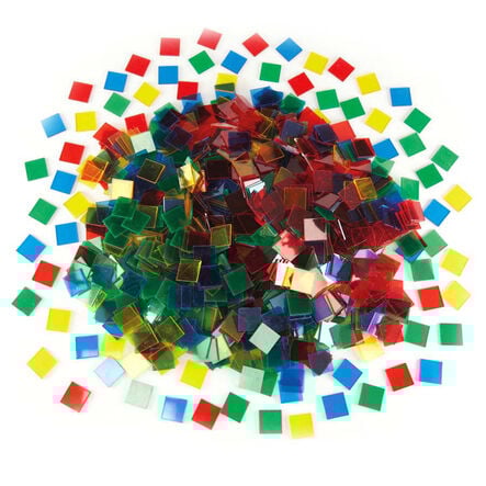 Coloured Translucent Plastic Tiles 1000pcs  hi\-res