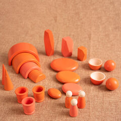 TTS Shades of Wooden Tonal Collection Orange Orange hi-res