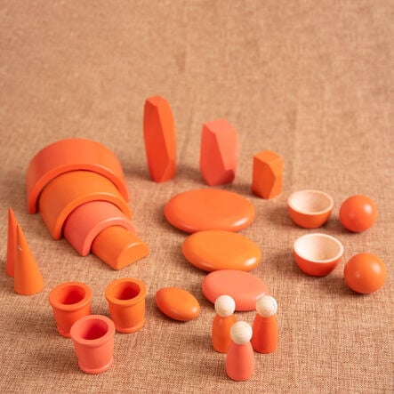 TTS Shades of Wooden Tonal Collection Orange Orange hi\-res