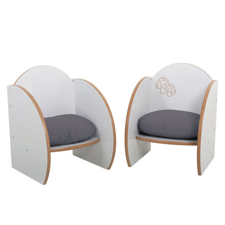 Mini Wooden Chairs with Cushions 2pk  hi\-res