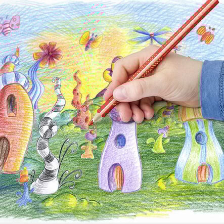 STAEDTLER Noris Jumbo Tri Colour Pencils 50pk  hi\-res