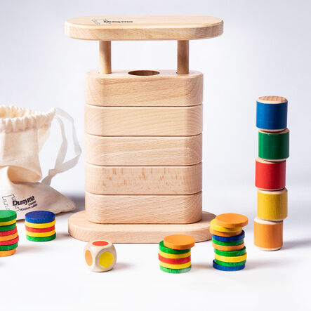 Wooden Colour Memory Game  hi\-res