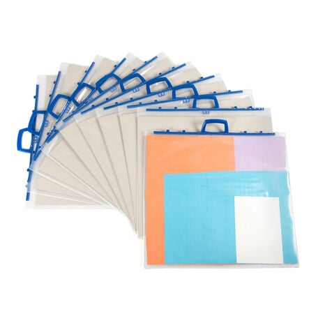 Pisces Polyfile Transparent Art Portfolios A2 10pk  hi\-res