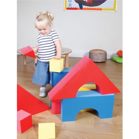 Giant Foam Coloured Building Blocks 32pk  hi\-res