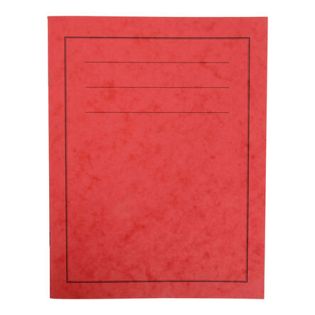 A4 Classic Ex. Book 64pg 50pk 8mm Ruled \/ Plain Red  hi\-res