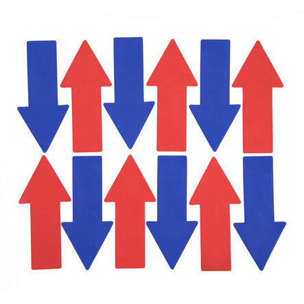 Rubber Floor Markers Arrows 12pk  hi\-res