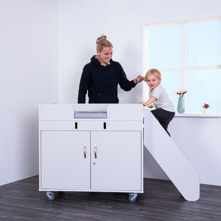 Walk Up Change Table Grey  hi\-res