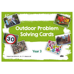 TTS Outdoor Maths Problem Solving Cards Year 3 30pk  TTS Outdoor Maths Problem Solving Cards Year 3 30pk  hi-res