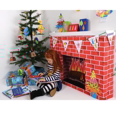 Corobuff® Corrugated Card Fireplace  hi\-res
