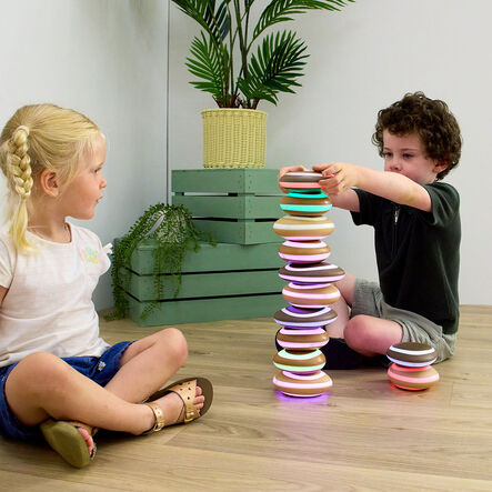 TTS Light to Touch Stacking Sensory Stones  hi\-res