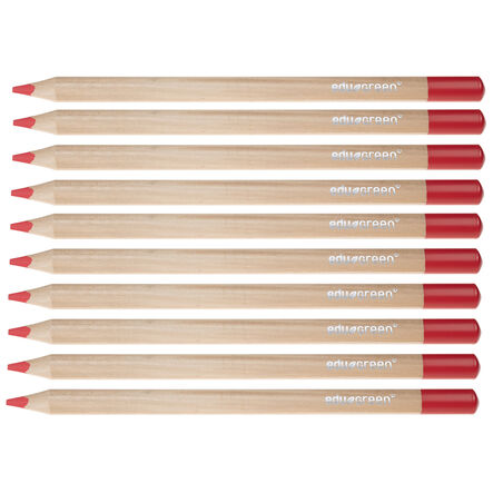 edugreen ECO Triangular Colouring Pencils 10pk  hi\-res