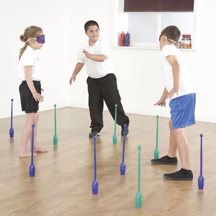 Rainbow Coloured Blindfolds 6pack  hi\-res