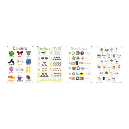 A3 Outdoor Learning Board Collection 4pk  hi\-res