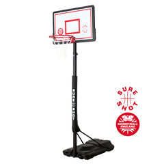 Telescopic Portable Basketball Unit w/ Backboard & Padding  hi-res