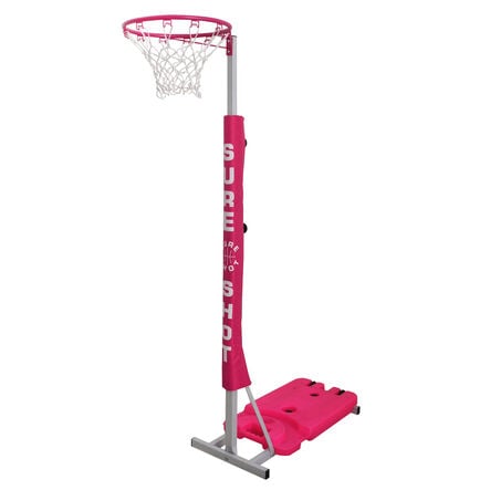 Easiplay Netball Unit w Padding Pink \x26 Silver  hi\-res