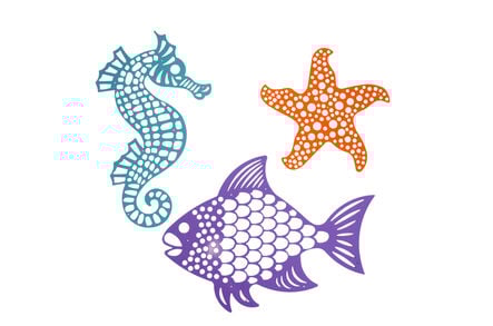 TTS Under the Sea Giant Weaving Frames 3pk  hi\-res