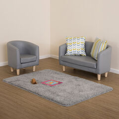 Geo Wipe Clean Antimicrobial Grey Tub Seating  Geo Wipe Clean Antimicrobial Grey Tub Seating  hi-res