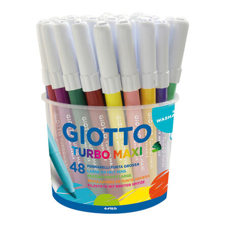 Giotto Turbo Maxi Colour Pens Assorted  hi\-res