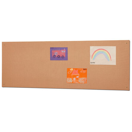 Unframed Hessian Noticeboard Natural  hi\-res