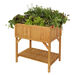 Raised Bed Planter Natural Wood H80 x W78 x D58cm  hi\-res